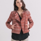Kurze Tweedjacke